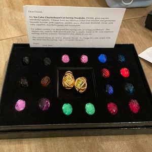 Joan Rivers Ten Color Earrings